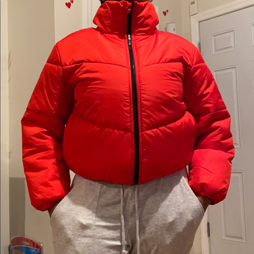 Red Bubble Jacket - Picture 2 of 4